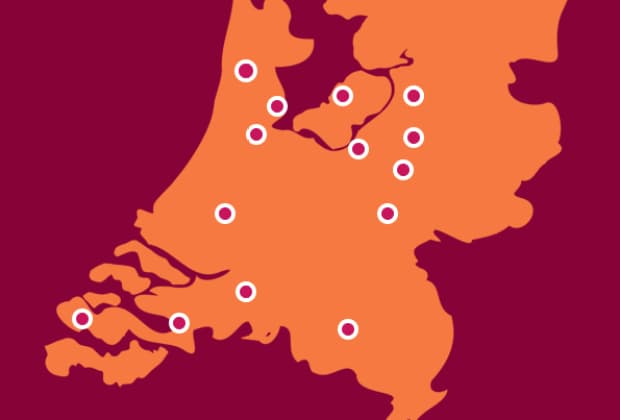 4Dental locaties kaart